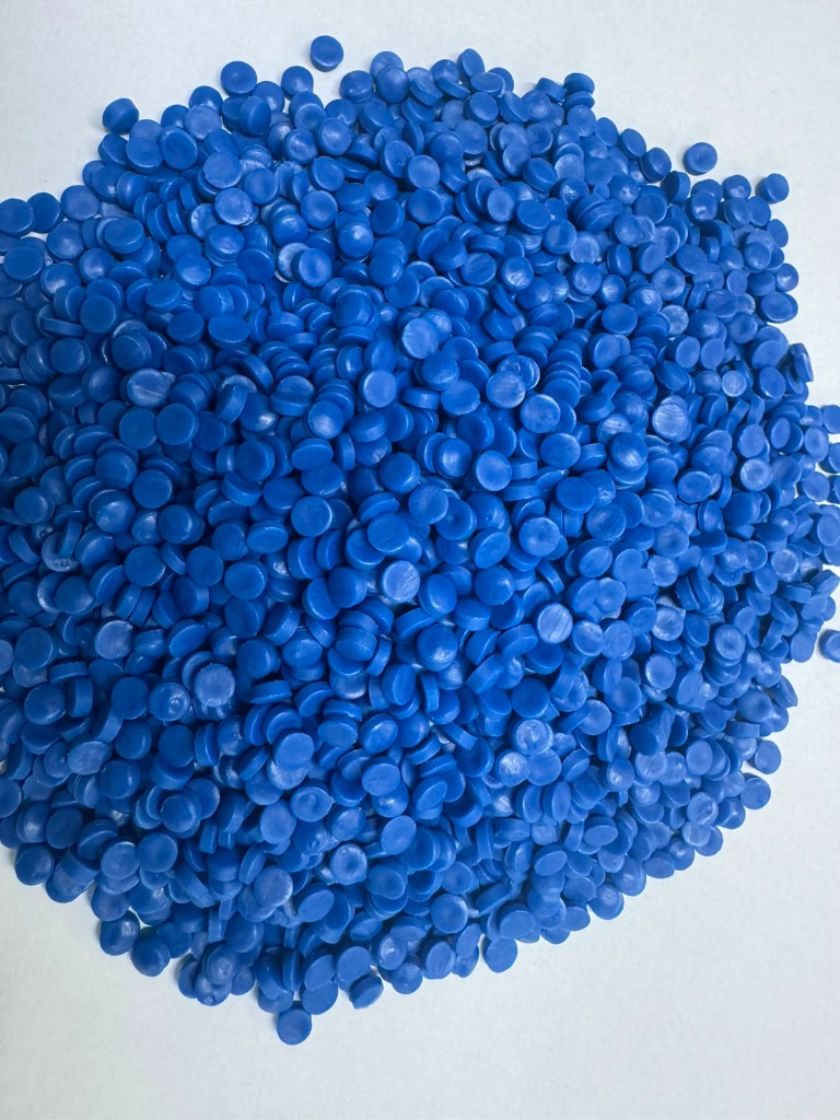 Reprocessed HDPE Blue Drum Pure 200L Granules