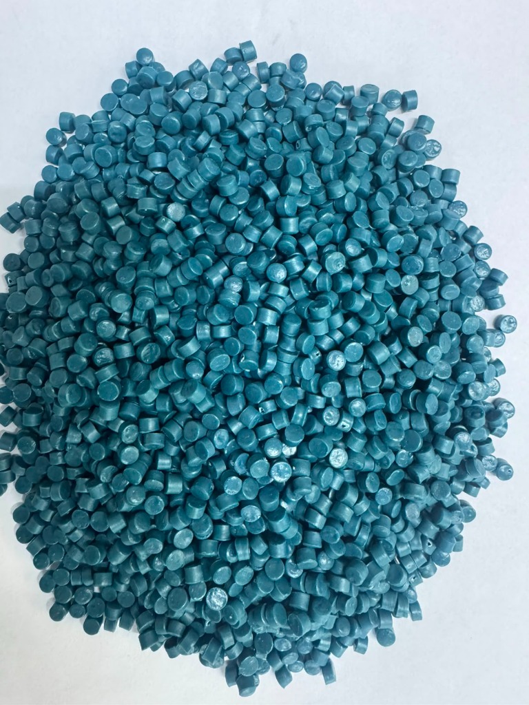 Reprocessed PP Article Waste Granules (Low Green)